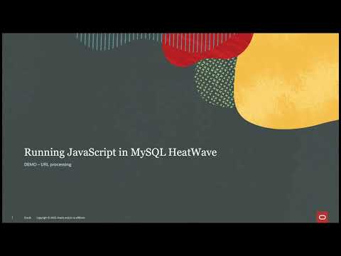 Demo: Running JavaScript in MySQL HeatWave – URL processing