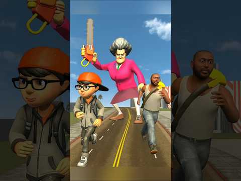 🥹"Franklin vs Scary Teacher Misty – Who Will Win😱?!#gta #gaming #magic #shorts #viral #spiderman #k