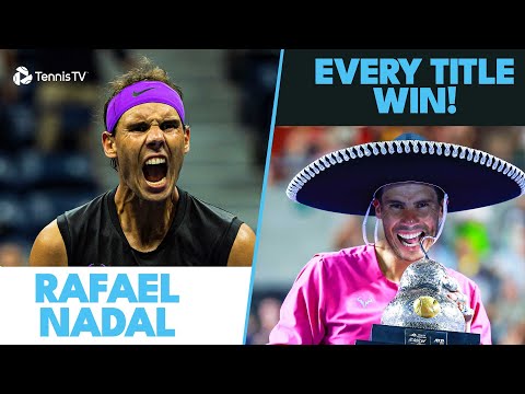 Rafael Nadal: Every Championship Winning Moment 🏆