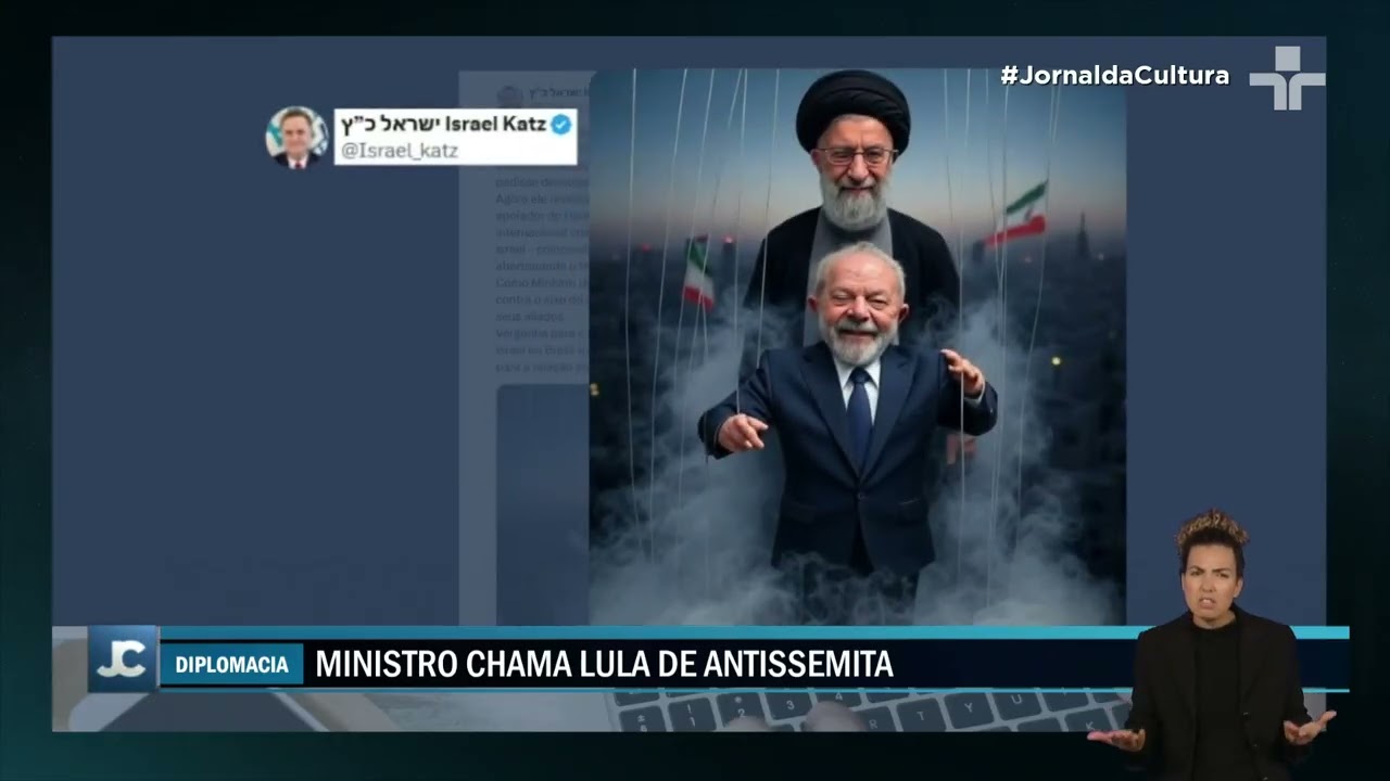 Itamaraty reage após ministro da defesa de Israel chamar Lula de antissemita