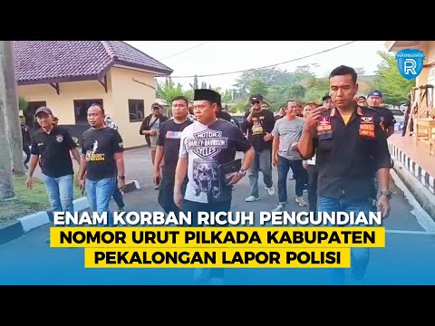 Enam Korban Ricuh Pengundian Nomor Urut Pilkada Kabupaten Pekalongan Lapor Polisi