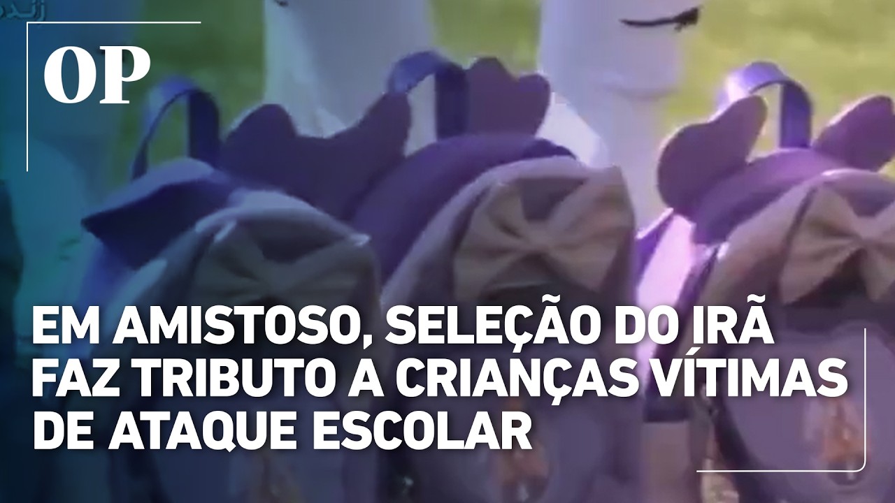 Em amistoso seleção do Irã faz tributo a crianças vítimas de ataque escolar TV Online Em amistoso seleção do Irã faz tributo a crianças vítimas de ataque escolar