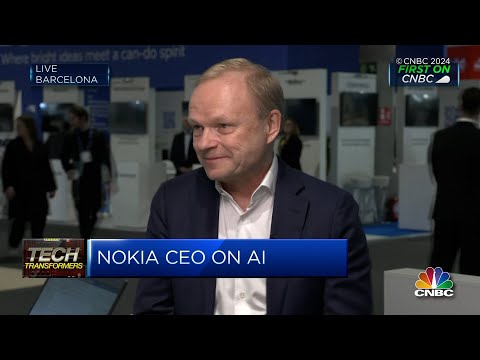 MWC 2024 – CNBC interview with Nokia CEO Pekka Lundmark on the need for networks