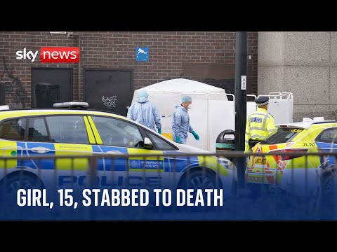 Croydon: Girl, 15, stabbed to death on way to school - as teenage boy is arrested