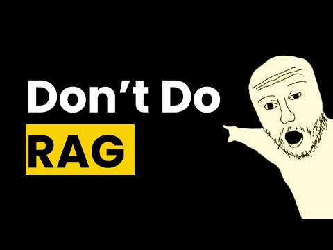 Don't do RAG - This method is 10x faster & accurate...