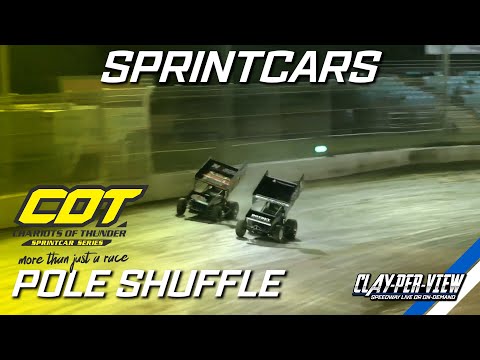 Sprintcars | Pole Shuffle, Chariots of Thunder - Darwin - 13th Sept 2024 | Clay-Per-View - dirt track racing video image