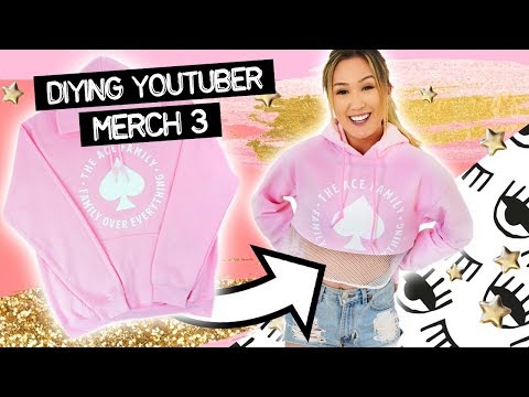 Buying YouTuber Merch & DIYing It #3: The Ace Family, The Try Guys + Roman Atwood - UCap97Ue8K_BpKlrvQRYd6JA