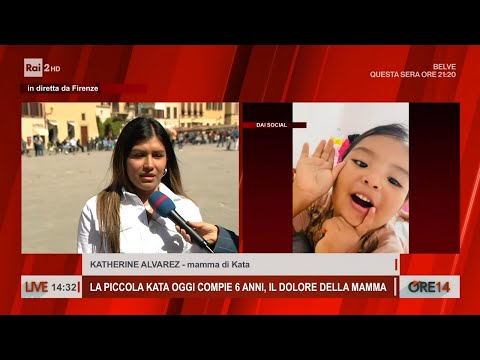 La mamma della piccola Kata: "Mi manchi amore mio ti aspettiamo" - Ore 14 del 16/04/2024