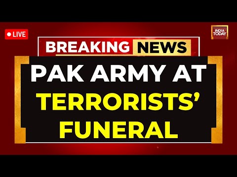 LIVE: Pakistan Army Attends Terrorists' Funeral | Funeral Of Terrorists Killed By India | LIVE News