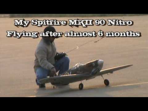 RC Spitfire MKII Nitro at KengZi Flying Field - UCsFctXdFnbeoKpLefdEloEQ