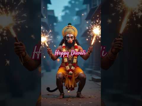 I Made Hanuman Ji Using AI #diwali #shorts #hanuman