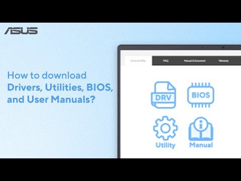How to download Drivers, Utilities, BIOS and User Manuals?  | ASUS SUPPORT