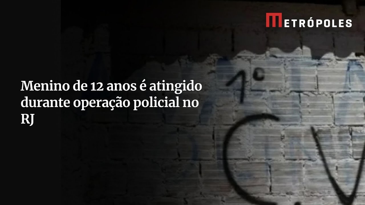 Aluno de 12 anos é baleado em escola em área dominada pelo CV