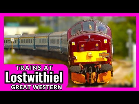 Trains at Lostwithiel, GWML - 4.5.24