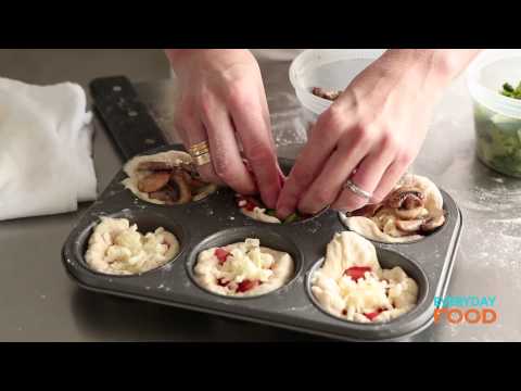 Mini Deep-Dish Pizzas | Everyday Food with Sarah Carey - UCl0kP-Cfe-GGic7Ilnk-u_Q