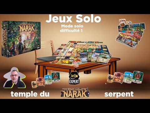 Les ruines perdues de Narak - Temple du serpent | Iello Expert | jeu de société