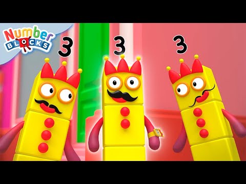 Yo, Yo, Yo! 🟡 Matemáticas con Numberblock Tres! | Caricaturas para niños | Numberblocks en Español