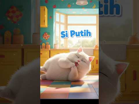 si putih yg takut mentimun wkwk😁🤣 #short #kartun #kucing #kucinglucu #kartunanak #shortvideo