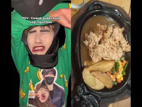 Cewek Puber kalo ngambek ya Makan enak aja #shortsvideo #collab