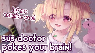 ASMR Sus Doctor Pokes Your Brain & Examines You! 💉Weird Personal Atten