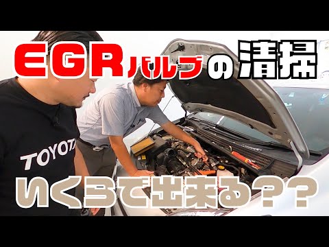 【プリウス】EGRバルブの清掃っていくら位かかる！？冬に向けてのメンテナンス