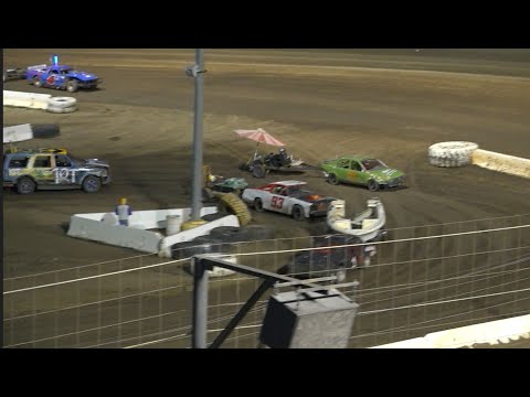 Perris Auto Speedway Figure 8 Trailer Race 4-6-24 - dirt track racing video image