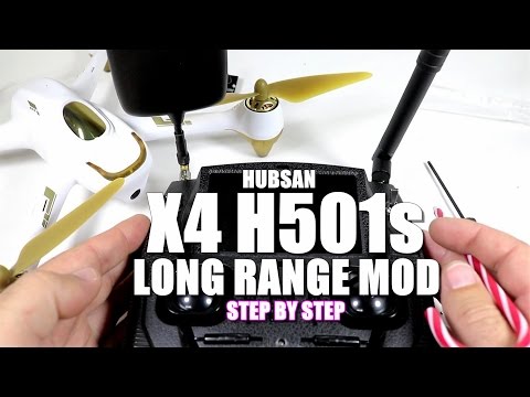 HUBSAN X4 H501S Long Range Mod Tutorial [Step By Step] - UCVQWy-DTLpRqnuA17WZkjRQ