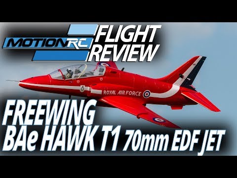 Freewing BAe Hawk T1 70mm EDF Jet - Flight Review - MotionRC - UCubk5oFcnH0G47QJsj22fKw