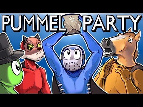 Pummel Party - REALLY FUN BOARD GAME! (Full Match) MOVIE TIME! - UCClNRixXlagwAd--5MwJKCw