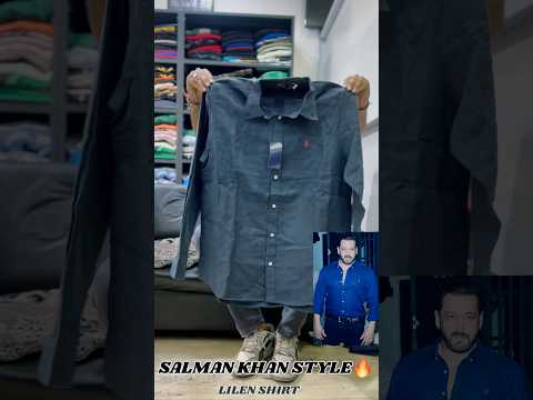 SALMAN KHAN STYLE LILEN SHIRT🔥 BOOK YOUR ORDER: 8460849577📲 #salmankhan #salmankhanstyle #fashion