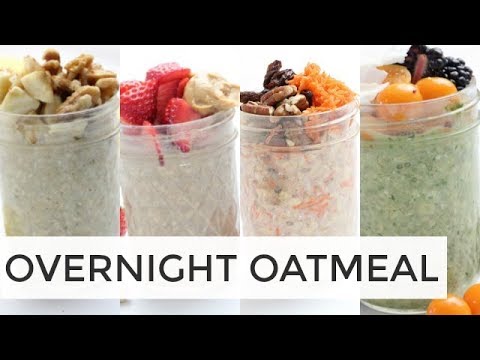 How To Make Overnight Oatmeal | 4 MORE Easy Healthy Recipes - UCj0V0aG4LcdHmdPJ7aTtSCQ