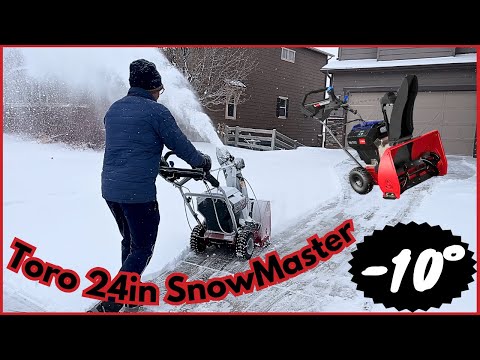 Toro SnowMaster 24in  Single Stage Snow Blower Review