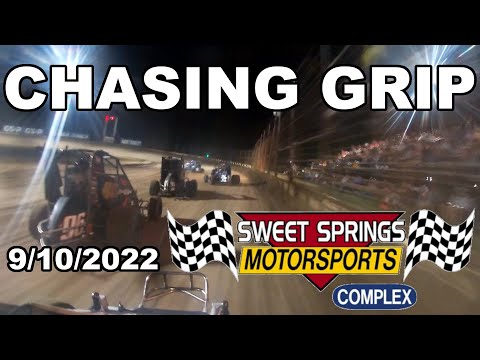 CHASING GRIP -  Micro Sprint Racing at Sweet Springs Motorsports Complex: 9/10/2022 - dirt track racing video image