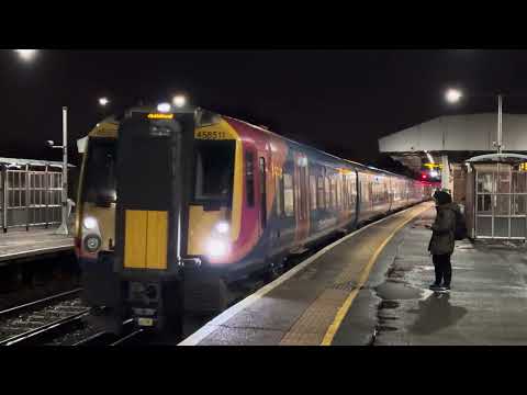 Class 458 - South Western Railway - Epsom Station - 27th November 2023