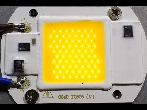 Driverless 50W LED teardown and schematic. - UCtM5z2gkrGRuWd0JQMx76qA