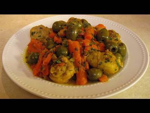 Chicken Tajine with Carrots and Olives Recipe - Variation - CookingWithAlia - Episode 85 - UCB8yzUOYzM30kGjwc97_Fvw