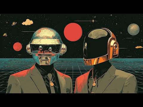 Daft Punk Galactic Disco Voyage ✨ | Chillwave, Synthwave, Retro Funk, Nu Disco, Electronic Playlist
