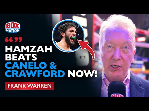 Frank Warren First Reaction To Hamzah Sheeraz Destroying Edgar Berlanga