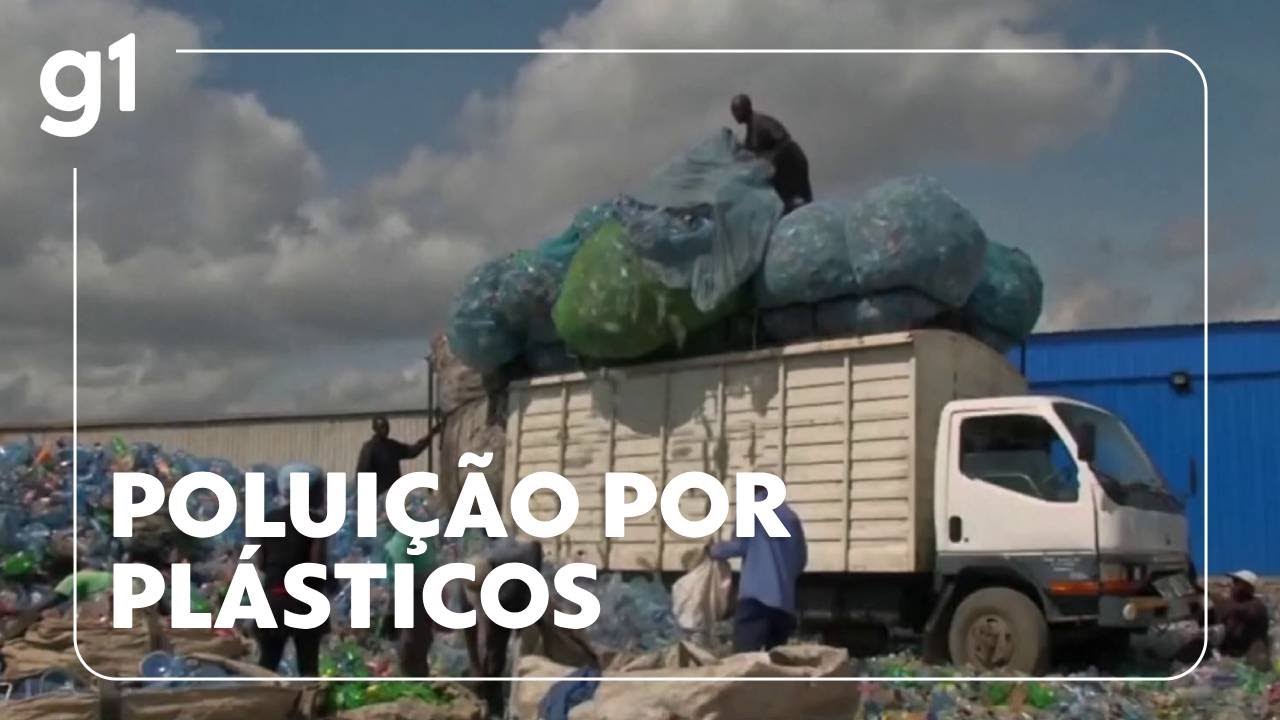 Jornal Hoje Reunião na ONU tenta acordo para reduzir produção mundial de plástico