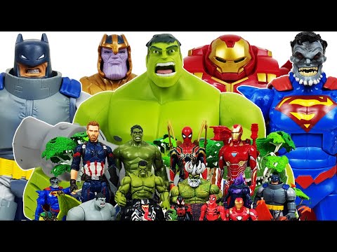 Hulk vs Thanos! Avengers Go~! Hulkbuster, Spider-Man, Iron Man, Captain America, Superman, Batman, - UCiRw9xGyL2b6lYfWR1ASIaA