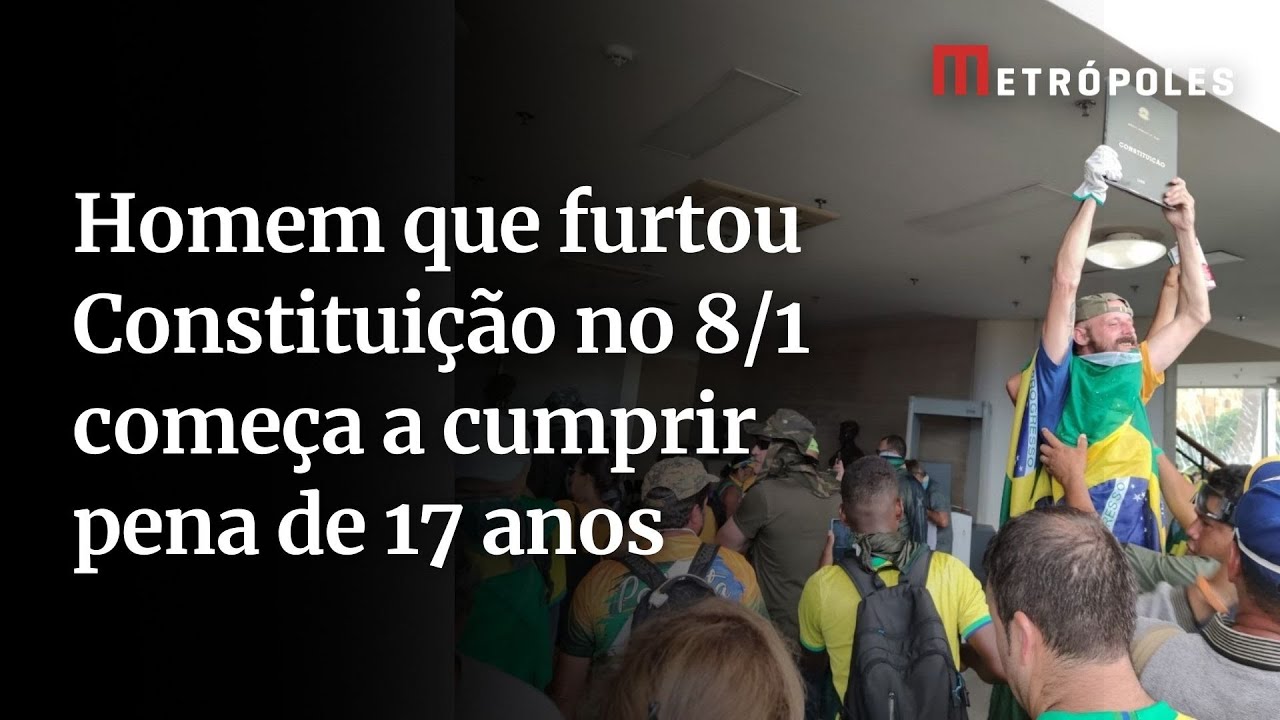 Homem que furtou Constituição no 81 começa a cumprir pena de 17 anos