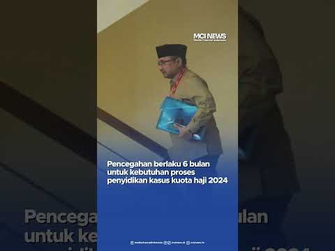 Video thumbnail Eks Menag Yaqut Dicegah ke Luar Negeri, Kasus Kuota Haji Diduga Rugikan 1 Triliun