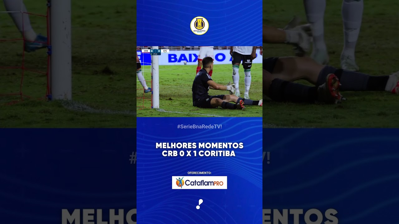 Melhores Momentos CRB 0 x 1 Coritiba   Série B 2025