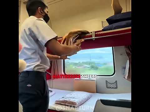 This <strong>Train</strong> Seat Was Actually a Hidden Bed! 😳