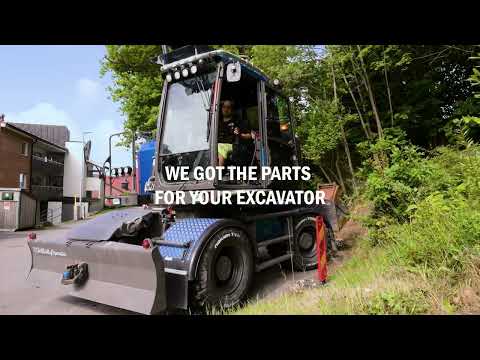 Volvo EWR170 i arbete – vi har reservdelarna hos Olsson Parts