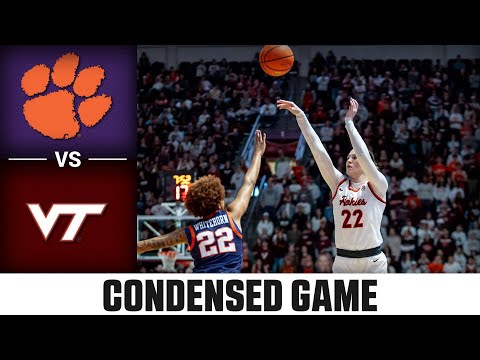 Clemson Vs. Virginia Tech Condensed Game | 2023-24 ACC Women’s ...