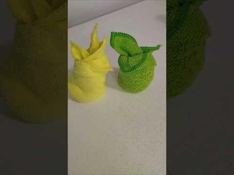 Cómo hacer una piña con toalla 🍍