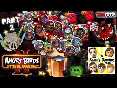 Lets Play Angry Birds Star Wars II Pt. 2 w/ PIGS Telepods! Darth Maul, G. Grievous & E. Palpatine - UCC-RHF_77zQdKcA75hr5oTQ