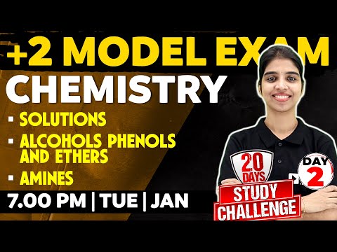 Plus Two Chemistry | Solutions/Alcohols Phenols and Ethers/Amines| Full Chapter | Exam Winner +2