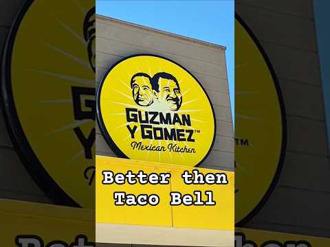 GUZMAN Y GOMEZ #shorts #tacos #guzmanygomez #mexicanfood #australia